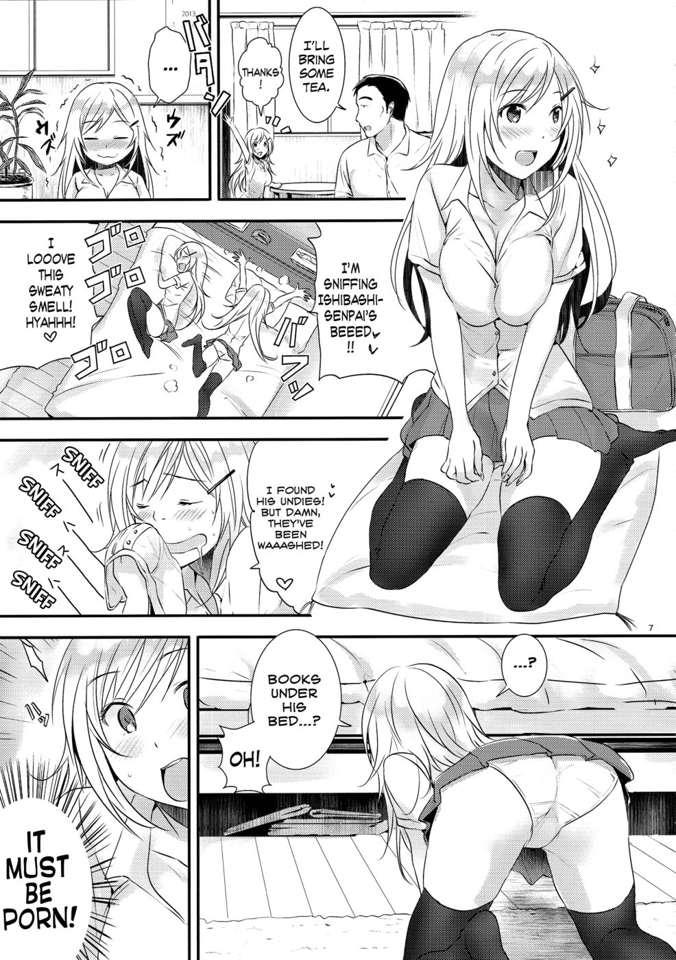 Hentai Manga Comic-I love you, Senpai-Read-6